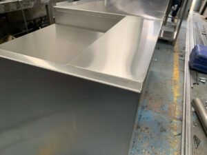 Mobiliario de cocina metálica para Mc Donal´s