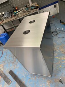 Mobiliario de cocina metálica para Mc Donal´s