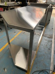 Mobiliario de cocina metálica para Mc Donal´s