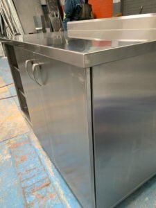 Mobiliario de cocina metálica para Mc Donal´s