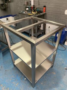 Mobiliario de cocina metálica para Mc Donal´s