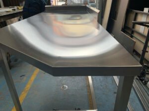 Mobiliario de cocina metálica para Mc Donal´s