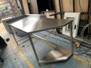 Mobiliario de cocina metálica para Mc Donal´s